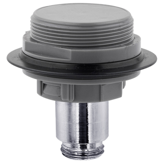 Adapter zu Ablaufv. ClickClack staubar, Messingstift, grau Ø 43 MM, H 42 MM 62193896