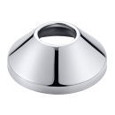 Schubrosette konisch Messing verchromt Ø 70 / 26.2...