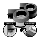 GABAG Flexzarge 3D SCHNITTSCHUTZ 360 cm