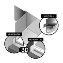 GABAG Dichtecken 3D liegend/liegend