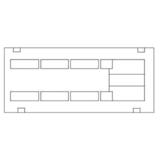 Sockel Erhöhung PORESTA 10,5 cm, zu Wannenträger