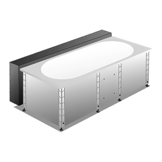 Nischenfüllstück GABAG COMPACT C500, lang 10 cm