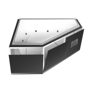 Badewannenunterbau GABAGWHIRLBOX, Stahlträger, Wasser-