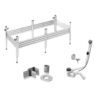 Montageset SWISS LINE DUO mit Badewannenträger Infinity