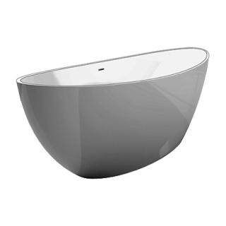 Badewanne NAMUR 160 x 75 x 45 cm, freistehend