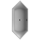 Badewanne SQUARO SLIM LINE 189,2 x 79,4 x 50 cm