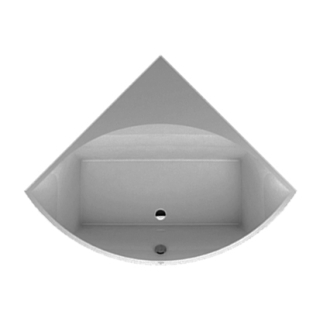 Eckbadewanne SQUARO SLIM LINE Schenkellänge 144,5 cm