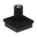 Whirlpoolfuss ISO-HAFNER M12, schallisoliert