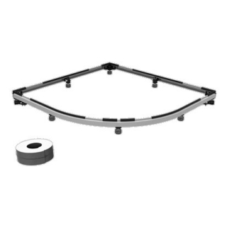 Fussrahmen FR 5300 FLEX PLUS H 4,9-16,4 cm verstellbar