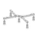 Duschenwannenfuss MEPA BW 5 MAXI, Schallschutz