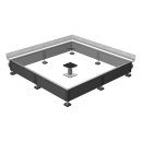 Duschenwannenträger GABAG COMPACT, Aluprofilen