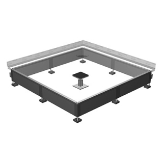 Duschenwannenträger GABAG COMPACT, Aluprofilen