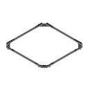 Montagerahmen SCHMIDLIN 90 x 85 cm, ohne Fussset