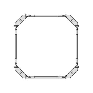 Montagerahmen SCHMIDLIN 130 x 130 cm, ohne Fussset