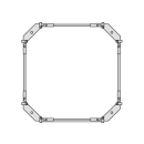 Montagerahmen SCHMIDLIN auf Mass, ab Länge 121 cm