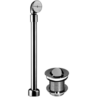 Ab- + Ueberlaufgarnitur KIT 17 für Wannen ohne vorgebohrtes