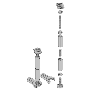 Fussset OMNIA Montagehöhe 10-20 cm