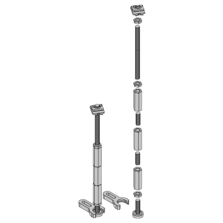 Fussset OMNIA Montagehöhe 19-33 cm