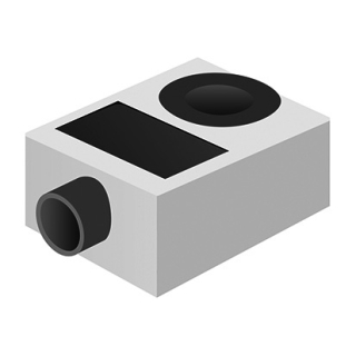 Sifon GABAG SLIM DN 50 Reinigungsöffnung