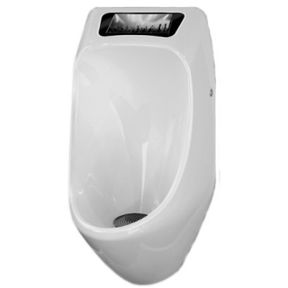 Urinal URIMAT ECOVIDEO mit 7" LCD-Bildschirm