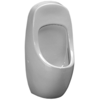 Absauge-Urinal TAMARO-VS NEW Keramik, Wasserzulauf hinten