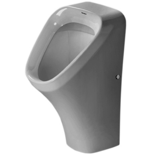 Absauge-Urinal DURASTYLE Keramik, Wasserzulauf hinten