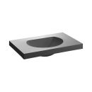 Reihenwaschtisch VARELLO RONDA 100 x 55 x 16 cm