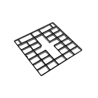 Auflagerost ROMAY-CLASSIC zu Waschtrog 73 x 51 cm