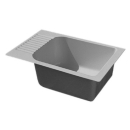 Einbauwaschtrog ROMAY-CLASSIC 70 x 45 cm, Polyester