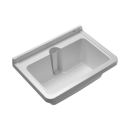 Waschtrog ROCLASSICO 74 74 x 52 cm, Kunststoff, Stand-