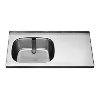 Mehrzwecktrog BS 333 100 x 50 cm, Edelstahl