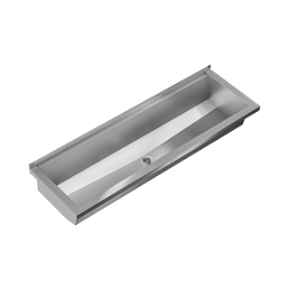 Waschrinne PLANOX PL8 80 x 38,2 cm, Chromnickelstahl