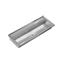 Waschrinne PLANOX PL6T 60 x 44,2 cm, Chromnickelstahl