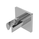 Brausenhalter ADESIO zum Kleben, Rosette eckig