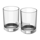 Doppelglashalter CHIC 22 Tritan-Glas klar