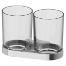 Doppelglashalter LINDO Tritanglas klar unzerbrechlich