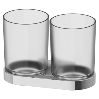 Doppelglashalter LINDO Mattglas