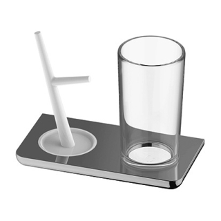 Glashalter LIV und Schmuckbaum, Baum weiss