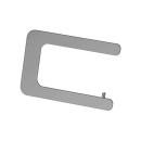 Papierhalter LIV ohne Deckel, links oder rechts