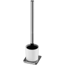 Klosettbürstenhalter LIV Glaseinsatz weiss glasiert