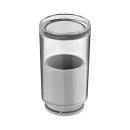 Hygiene-/Utensilienbox LIV zu Wandhalter, Mattglas