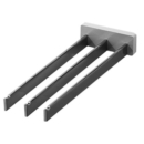 Handtuchhalter CREATIVA A 33 cm, 3 Arme fest