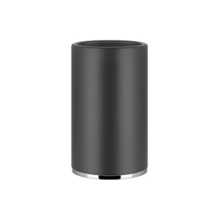 Glashalter INCISO Glas schwarz matt