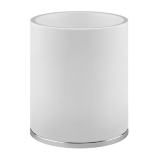 Abfallbehälter GESSI D 18 cm, H 24 cm, weiss