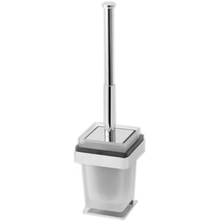 Klosettbürstenhalter SIMARA Standmodell, Glaseinsatz matt