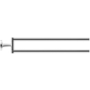 Handtuchhalter STARCK T 46,5 cm, 2 Schwenkarme