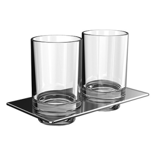 Doppelglashalter ART 2 Kristallgläser klar