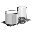 Seifenspender/Glashalter ART Seifenspender Glas satiniert