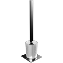 Klosettbürstenhalter ART Kristallglaseinsatz satiniert