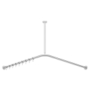 Duschenvorhangstange HEWI S900 100 x 100 cm, kürzbar